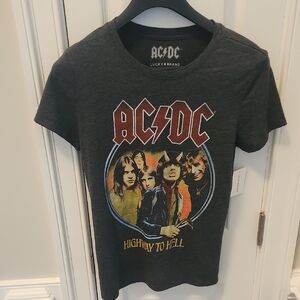 Graphic Band Tee AC/DC By Lucky Brand